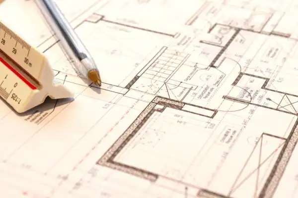 Image of architect Stubbington drawings