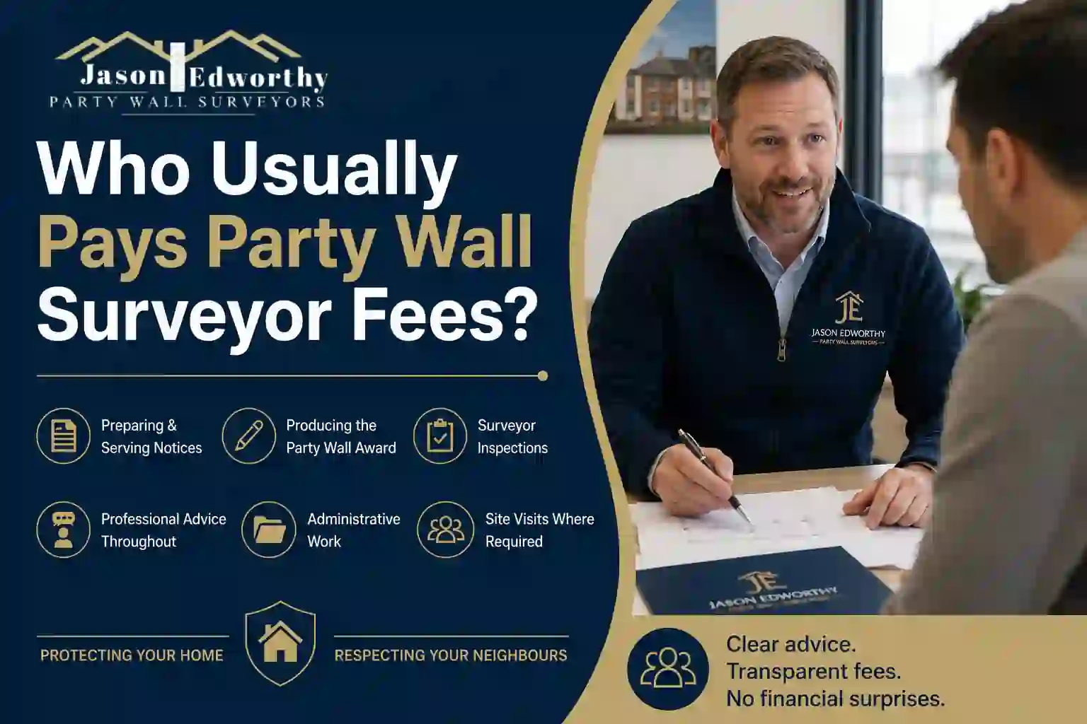 Who Usually Pays Party Wall Surveyor Fees Stubbington?